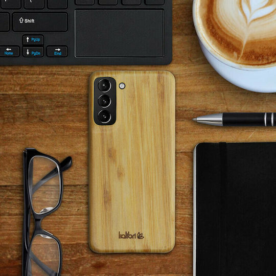 Kalibri Back Cover Lemn Maro (Galaxy S21 5G)