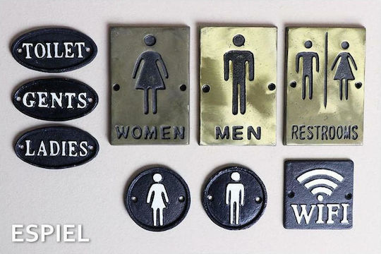 Espiel WC Sign Women's with Length 8cm KLI126K6