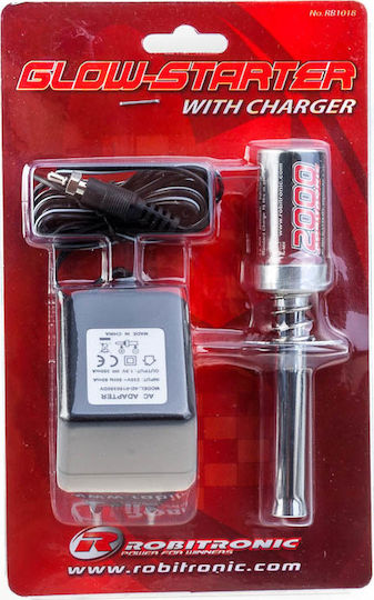 Robitronic Glow Starter 2000mAh Φορτιστής για Τηλεκατευθυνόμενο 1τμχ