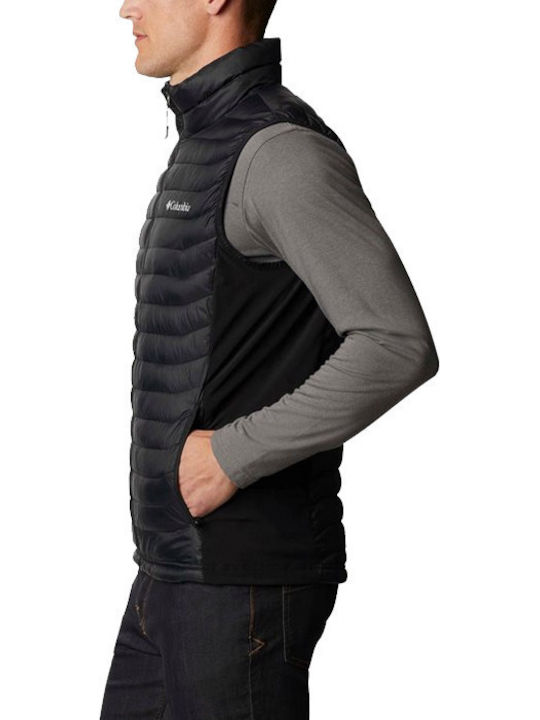 Powder Pass Sleeveless Jacket Puffer Black