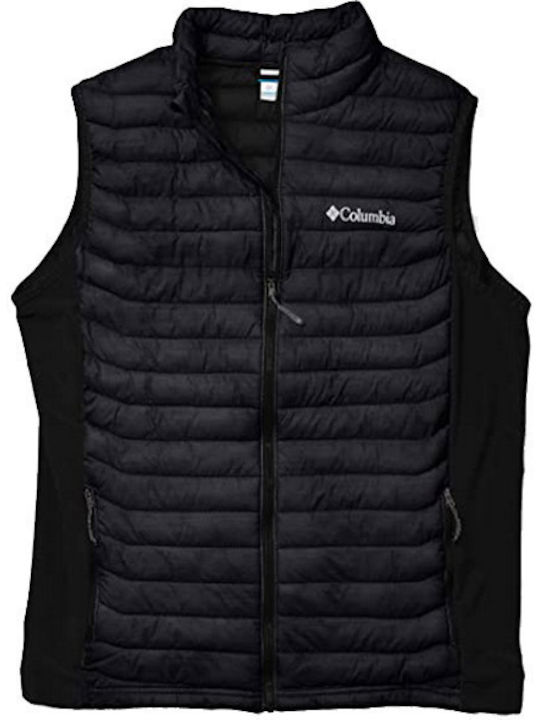 Powder Pass Sleeveless Jacket Puffer Black
