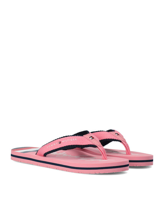 Tommy Hilfiger Παιδικές Σαγιονάρες Flip Flops για Κορίτσι Ροζ Print