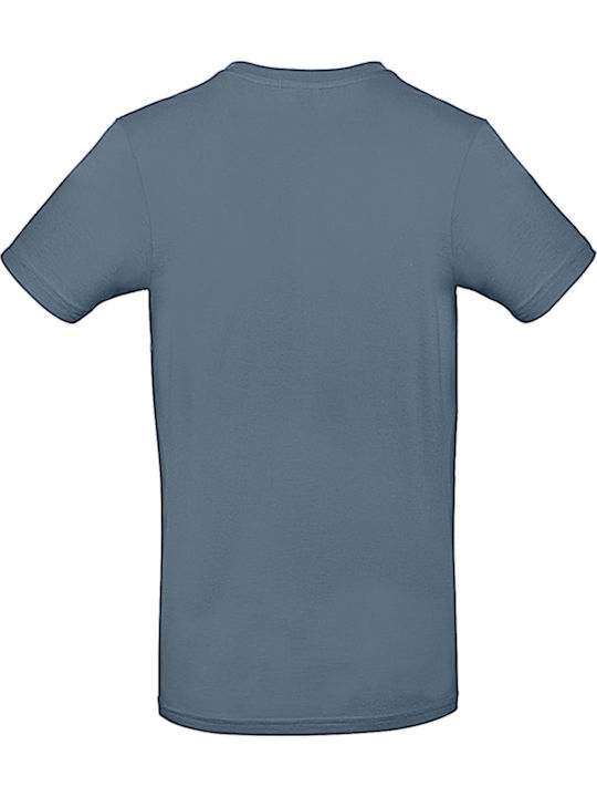 B&C E190 Ανδρικό Διαφημιστικό T-shirt Κοντομάνικο Stone Blue B&C E190 Ανδρικό Διαφημιστικό T-shirt Κοντομάνικο Stone Blue