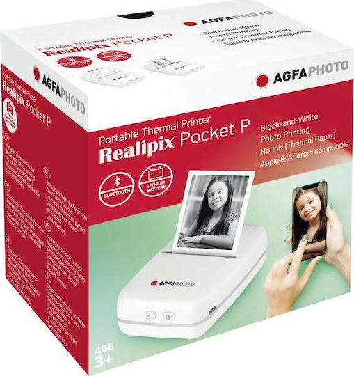 AgfaPhoto Agfa RealiPix Pocket P Thermal Photo Printer with WiFi and Bluetooth