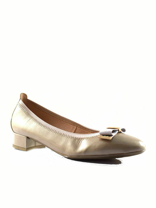 Hispanitas Leather Beige Heels