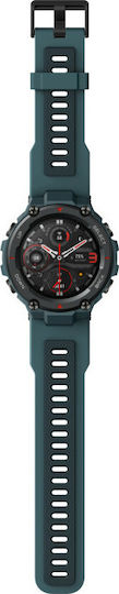 Amazfit T-Rex Pro Waterproof Smartwatch with Heart Rate Monitor (Blue)