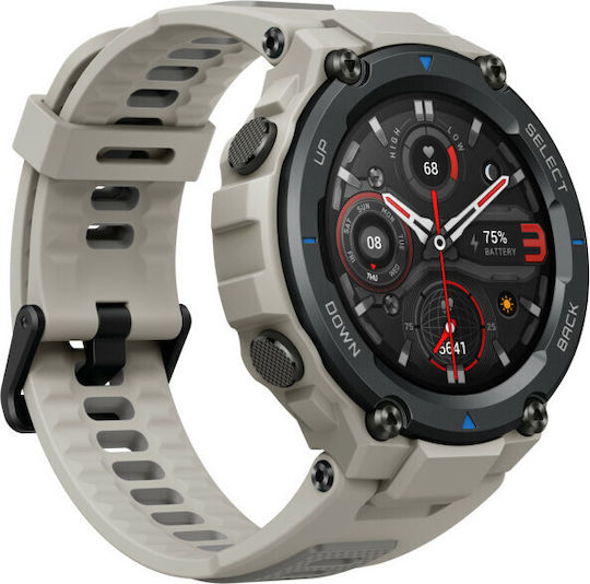 Amazfit T-Rex Pro Waterproof Smartwatch with Heart Rate Monitor (Gray)