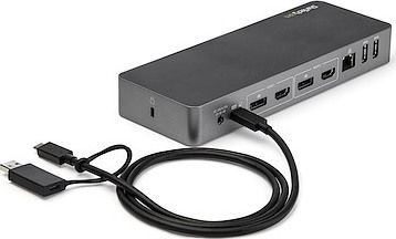 StarTech USB-A/USB-C Dock w/ Dual Monitor 4K60Hz HDMI & DisplayPort