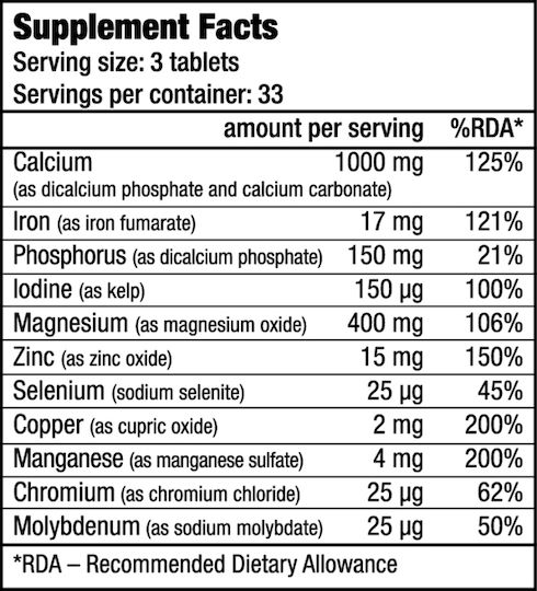 Biotech USA Multi Mineral Complex 100 ταμπλέτες