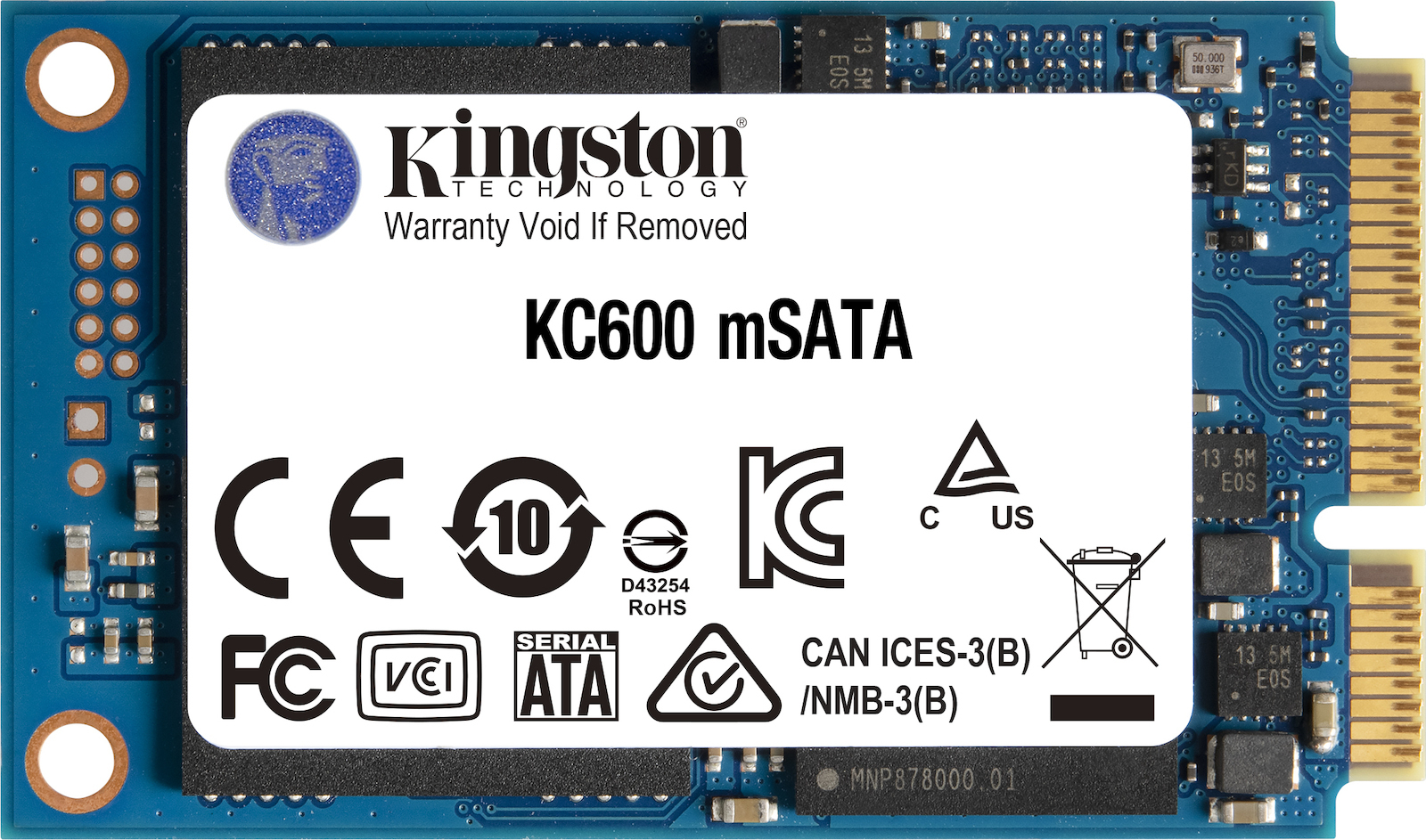 Kingston KC600 SSD 512GB mSATA SATA III SKC600MS/512G | Skroutz.gr