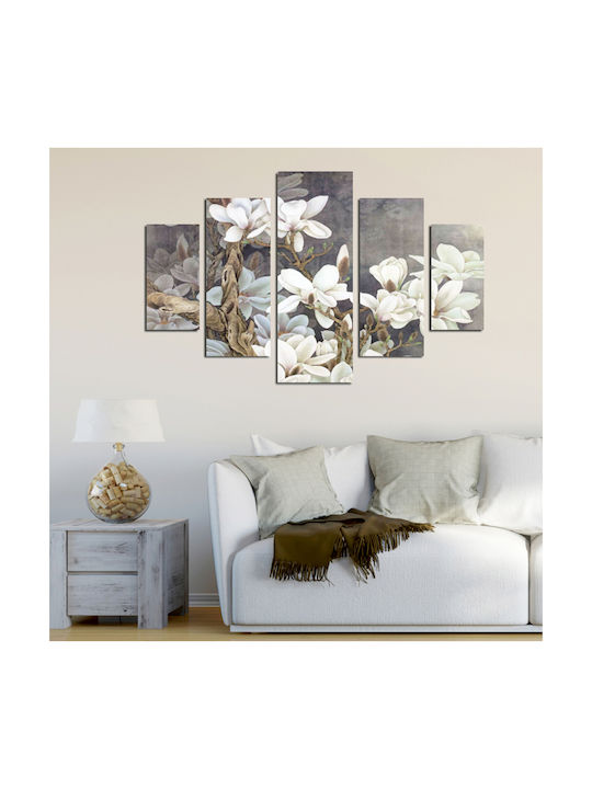HomeMarkt Magnolia Kobus Πίνακας Ξύλινος 82x56cm