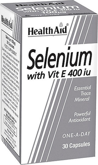 Health Aid Selenium & Vitamin E 100mg 30 κάψουλες