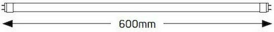 Geyer Λάμπα LED 8W Τύπου Φθορίου 60εκ. για Ντουί G13 και Σχήμα T8 Φυσικό Λευκό 900lm
