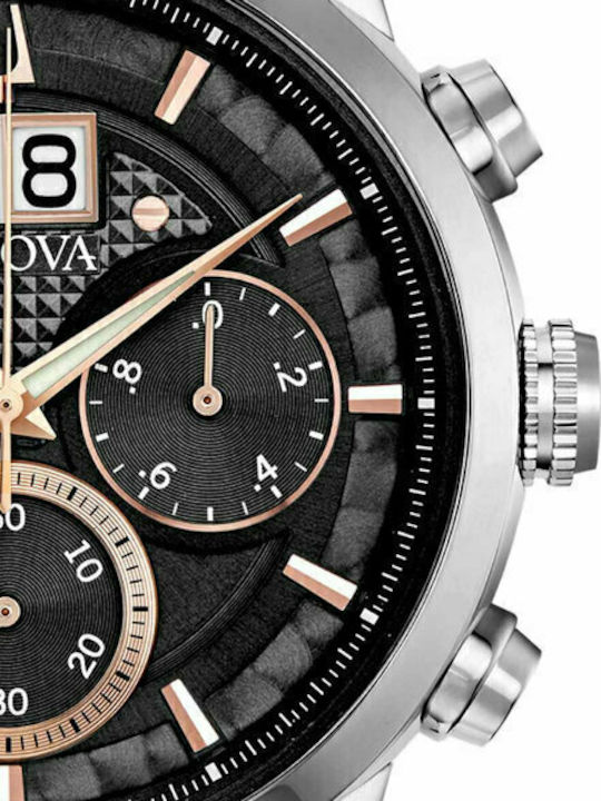 Bulova Classic Ρολόι Μπαταρίας με Μεταλλικό Μπρασελέ Bulova Classic Ρολόι Μπαταρίας με Μεταλλικό Μπρασελέ
