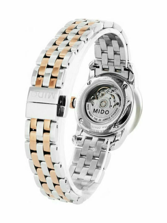 Mido Baroncelli II Ρολόι Αυτόματο με Μεταλλικό Μπρασελέ Mido Baroncelli II Ρολόι Αυτόματο με Μεταλλικό Μπρασελέ