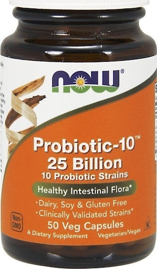 Now Foods Probiotic-10 25 Billion Probiotice 50 capsule veget