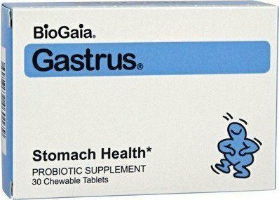 BioGaia Gastrus Probiotics 30 chewable tabs Tangerine Mint