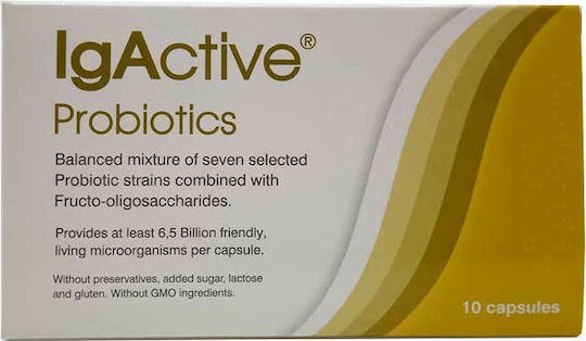 IgActive Probiotics Συμπλήρωμα με Προβιοτικά & Πρεβιοτικά 10 κάψουλες