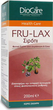 DioCare Fru-Lax Syrup Συμπλήρωμα με Προβιοτικά 200ml