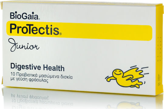 BioGaia ProTectis Junior Probiotics for Children 10 chewable tabs Strawberry