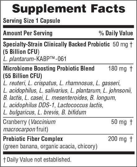 Nature's Plus GI Natural Probiotic Women Συμπλήρωμα με Προβιοτικά & Πρεβιοτικά 30 κάψουλες