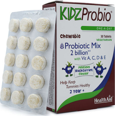 Health Aid KidzProbio Προβιοτικά για Παιδιά 30 ταμπλέτες Blackcurrant