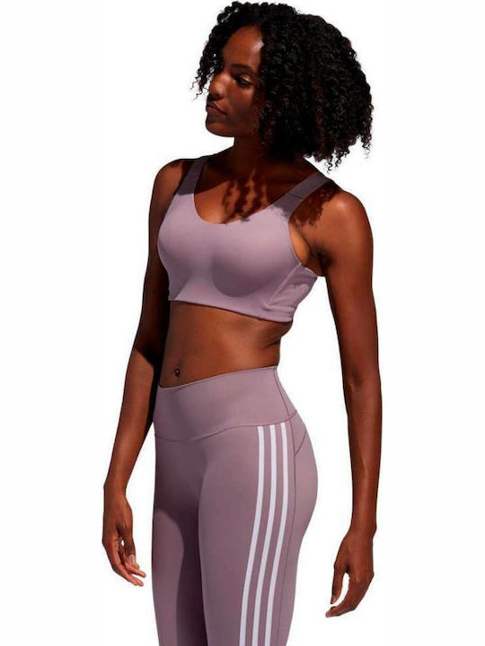 Stronger It Alpha Women's Sports Bra without Padding Lilac