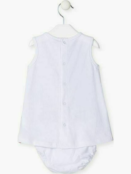 Losan Kids Dress Sleeveless White