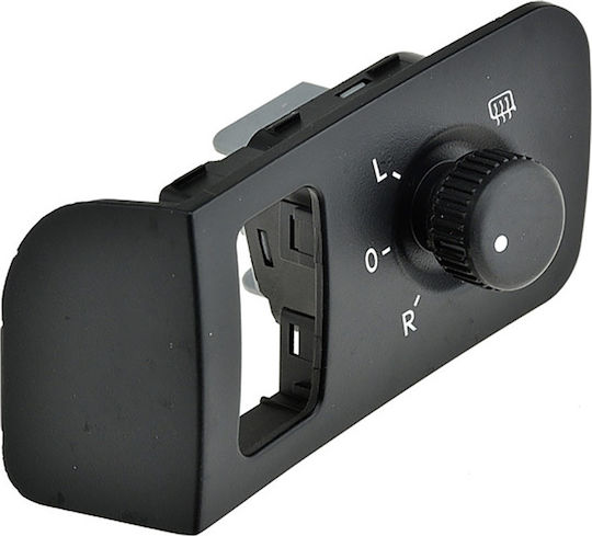 NTY Car Mirror Switch for Volkswagen Caddy / Touran 2004 6pin Black
