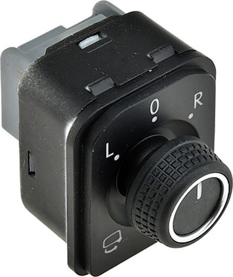 NTY Car Mirror Switch for Volkswagen Passat / Tiguan / Touran 2014 6pin Black