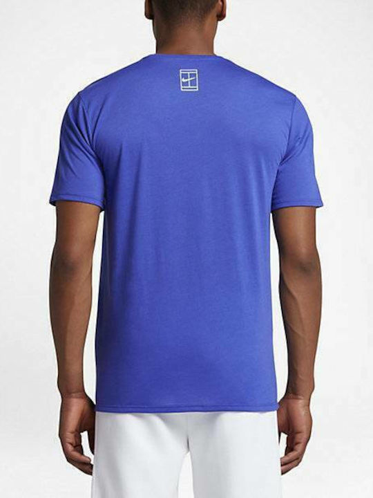 Nike Court Heritage Dri-Fit T-shirt Blue