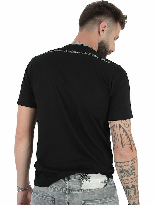 Polo Herrenbluse Kurzarm Schwarze