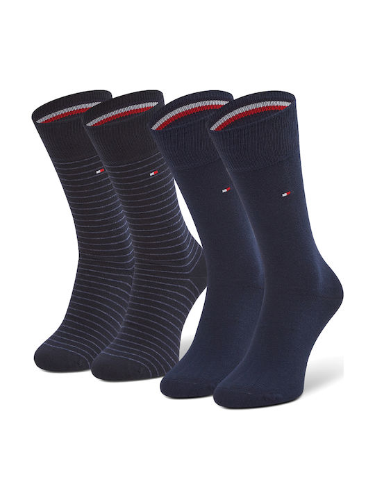 Tommy Hilfiger Men's Patterned Socks Blue 2Pack