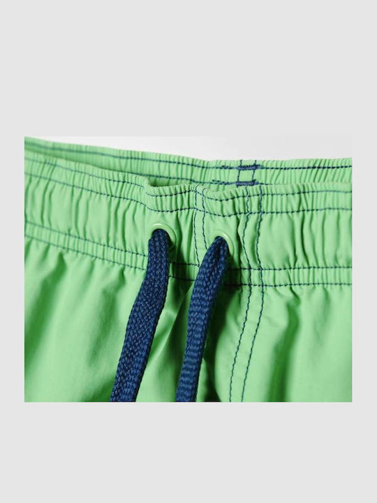 Solid Men's Swimwear Shorts Green