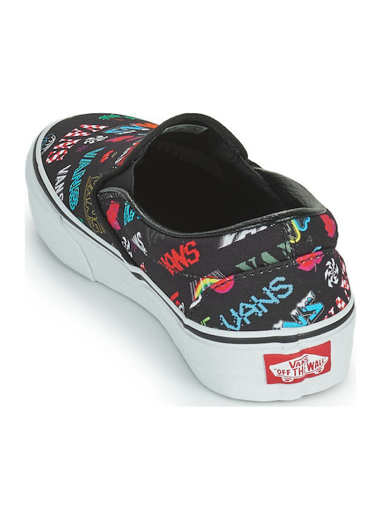 Vans Disruptive Women's Canvas Slip-Ons Black