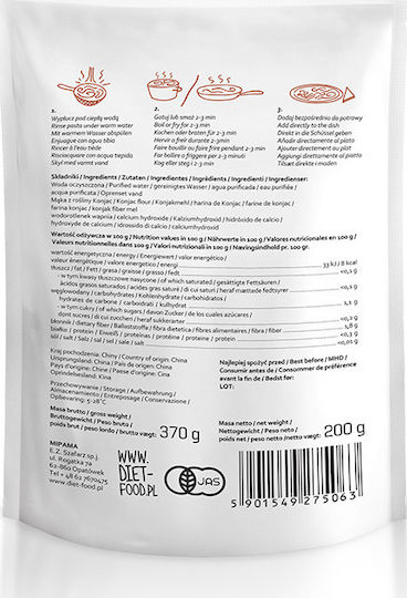 Diet-Food Fettuccine Fettuccine Konjac 200gr