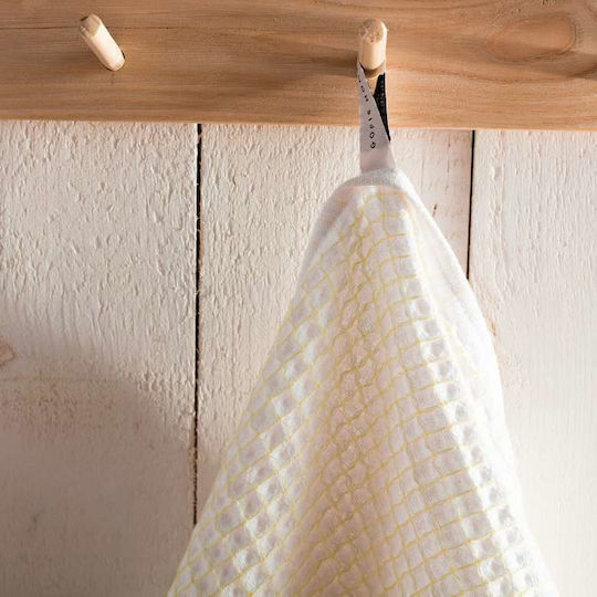 Gofis Home Josefin Tea Towel from 100% Cotton Yellow 40x60cm