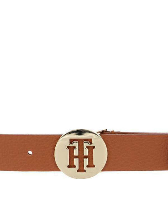 Tommy Hilfiger Δερμάτινη Γυναικεία Ζώνη σε Ταμπά χρώμα
