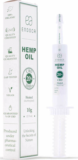 Endoca Hemp Έλαιο Κάνναβης 2000mg με 20% CBD 10gr