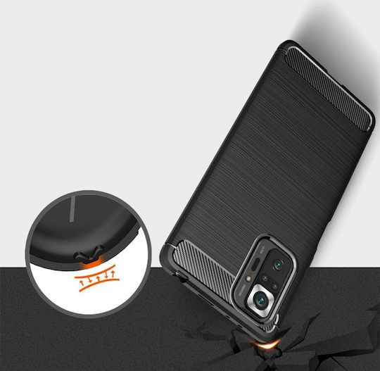 Tech-Protect Back Cover Silicone Black (Redmi Note 10 Pro)