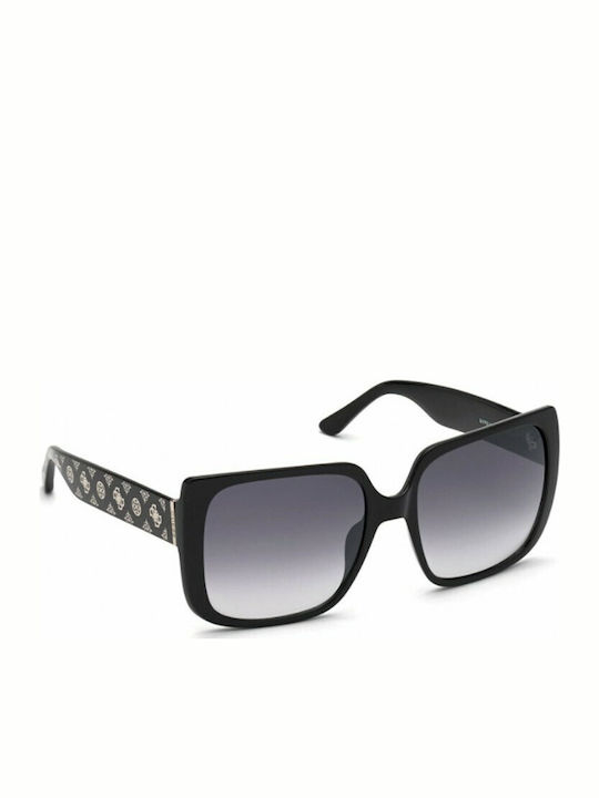 Guess Ochelari De Soare Pentru Femei Cu Ramă Neagră Din Plastic Și Lentile Gri GU7723 01B