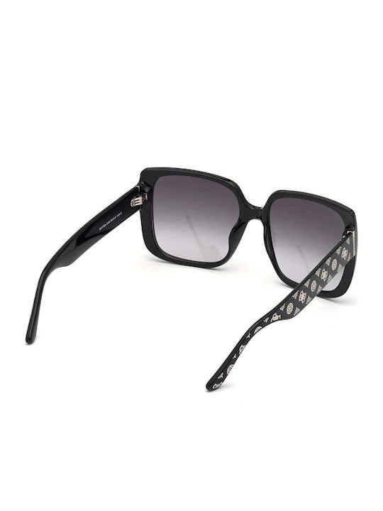 Guess Ochelari De Soare Pentru Femei Cu Ramă Neagră Din Plastic Și Lentile Gri GU7723 01B