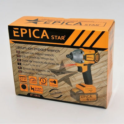 Epica Star Impact Wrench Battery 21V Solo with Socket 1/2"