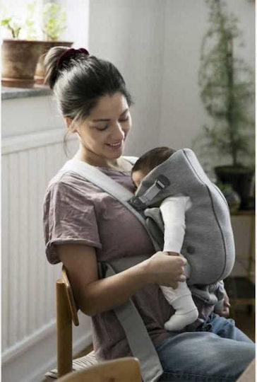 BabyBjorn Classic Carrier Mini 3D Jersey Light Grey with Maximum Weight 11kg