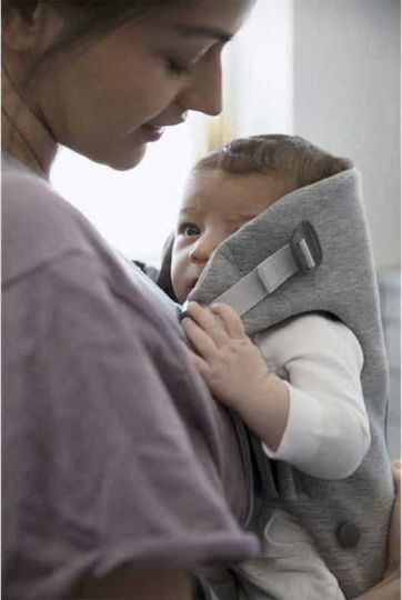 BabyBjorn Classic Carrier Mini 3D Jersey Light Grey with Maximum Weight 11kg