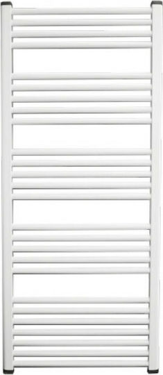 Splendid Elegant Round Straight Towel Rail Bathroom 1400x600 909kcal/h White