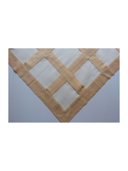 Mc Decor Kariert Elektrische Gitarren 5Stück 195 Beige 120x120cm