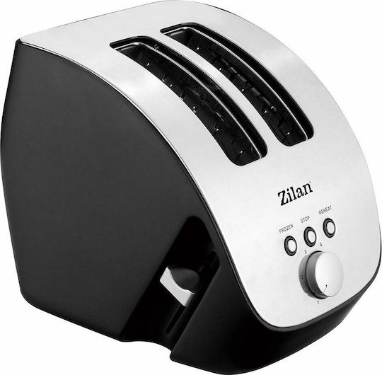 Zilan Toaster 2 Slots 1000W Inox