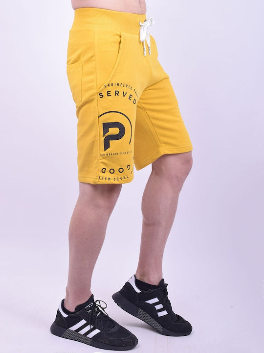 213651 Men's Athletic Shorts Yellow