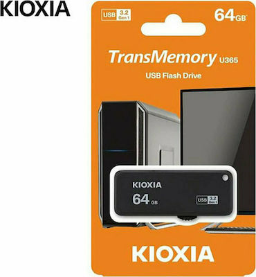 Kioxia TransMemory U365 64GB USB 3.2 Stick Negru